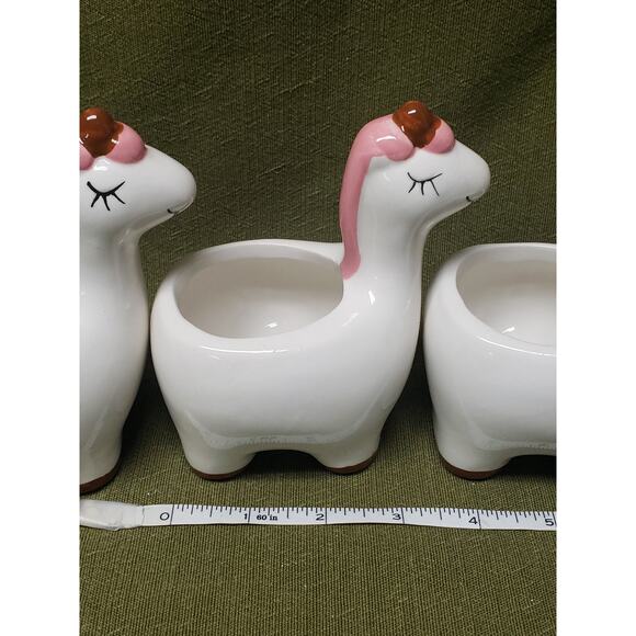 Uma the Unicorn Ceramic Animal Planter Pot for Succulents Small Plants or Decor - Picture 11 of 11